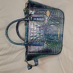 Brahmin Blue Topaz Ashlee Holographic Bag
